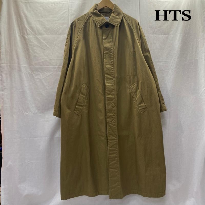 ハロータウンストアーズ HARROWTOWNSTORES コート コート一般 HTS BALMACAAN COAT khaki 42(small-regular) S 無地 カーキ / カーキ / khaki メンズ USED 古着 中古 50147440