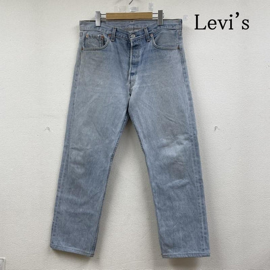 リーバイス Levi s パンツ デニム、ジーンズ 501 USA製 90s デニム ジーパン ジーンズ ストレート ボタンフライ ボタン 524 36インチ 無地 インディゴ / インディゴ / Indigo メンズ USED 古着 中古 50147448
