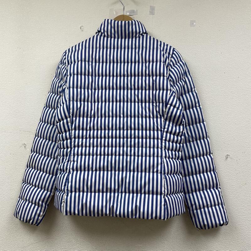 ポロラルフローレン POLO RALPH LAUREN ジャケット、上着 ダウンジャケット ダウン ジャケット ジップアップ ブルゾン ストライプ パッカブル ポニーロゴ 刺繍 S ストライプ X ロゴ、文字 X 刺繍 白 / ホワイト / white X 青 / ブルー / blue レディース USED 古着 中古 50147450
