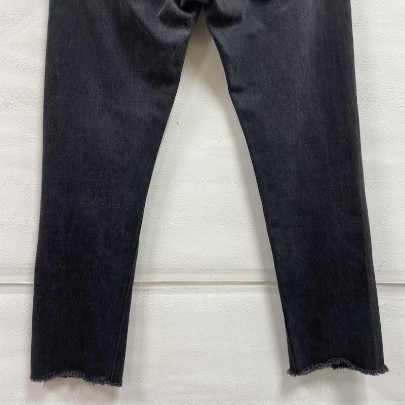 リーバイス Levi s パンツ デニム、ジーンズ OLD PARK 再構築 リメイク ボタンダウン テーパード デニム カットオフ USA製 S 黒 / ブラック / black メンズ USED 古着 中古 50147492