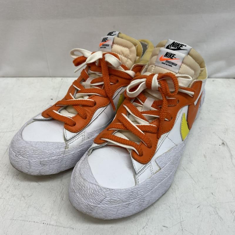 ナイキ NIKE スニーカー スニーカー ×SACAI サカイ BLAZER LOW MAGMA ORANGE ブレーザー ロー DD1877-100 27.0cm メンズ USED 古着 中古 50147503