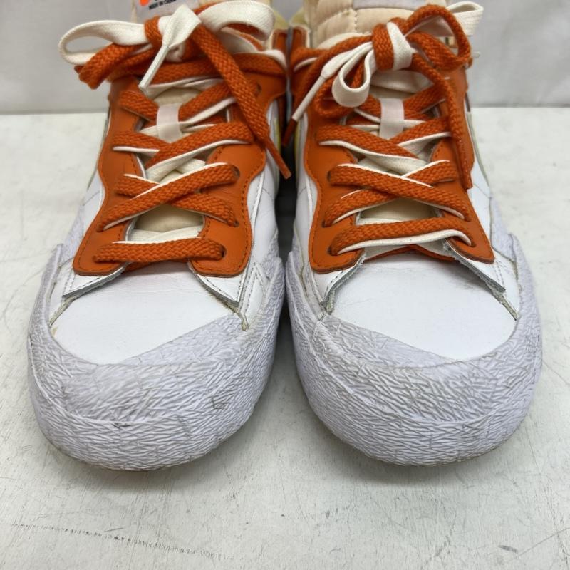 ナイキ NIKE スニーカー スニーカー ×SACAI サカイ BLAZER LOW MAGMA ORANGE ブレーザー ロー DD1877-100 27.0cm メンズ USED 古着 中古 50147503