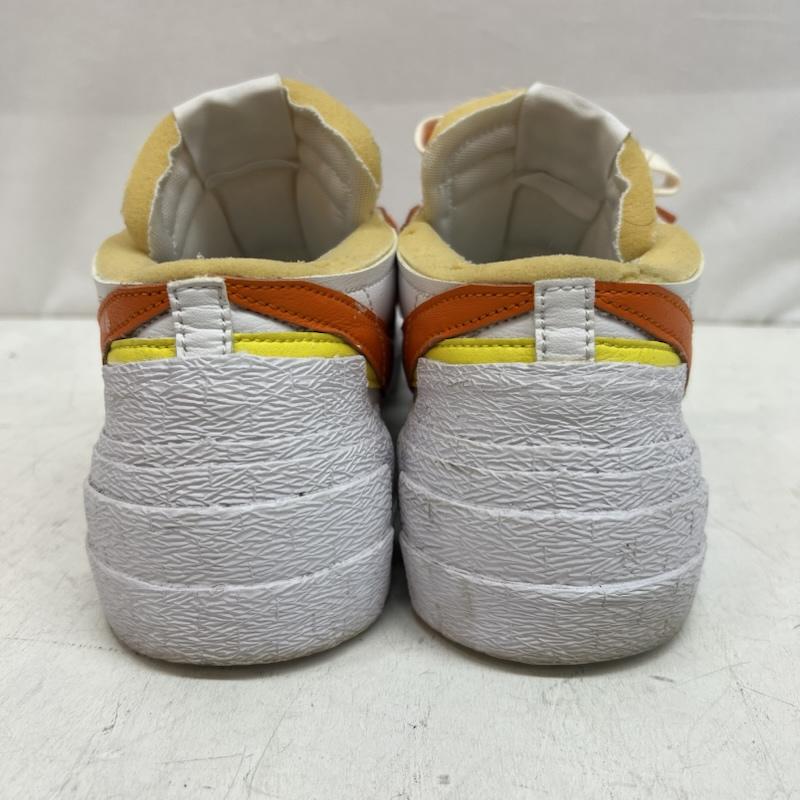 ナイキ NIKE スニーカー スニーカー ×SACAI サカイ BLAZER LOW MAGMA ORANGE ブレーザー ロー DD1877-100 27.0cm メンズ USED 古着 中古 50147503