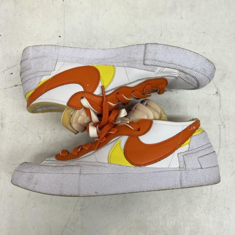 ナイキ NIKE スニーカー スニーカー ×SACAI サカイ BLAZER LOW MAGMA ORANGE ブレーザー ロー DD1877-100 27.0cm メンズ USED 古着 中古 50147503