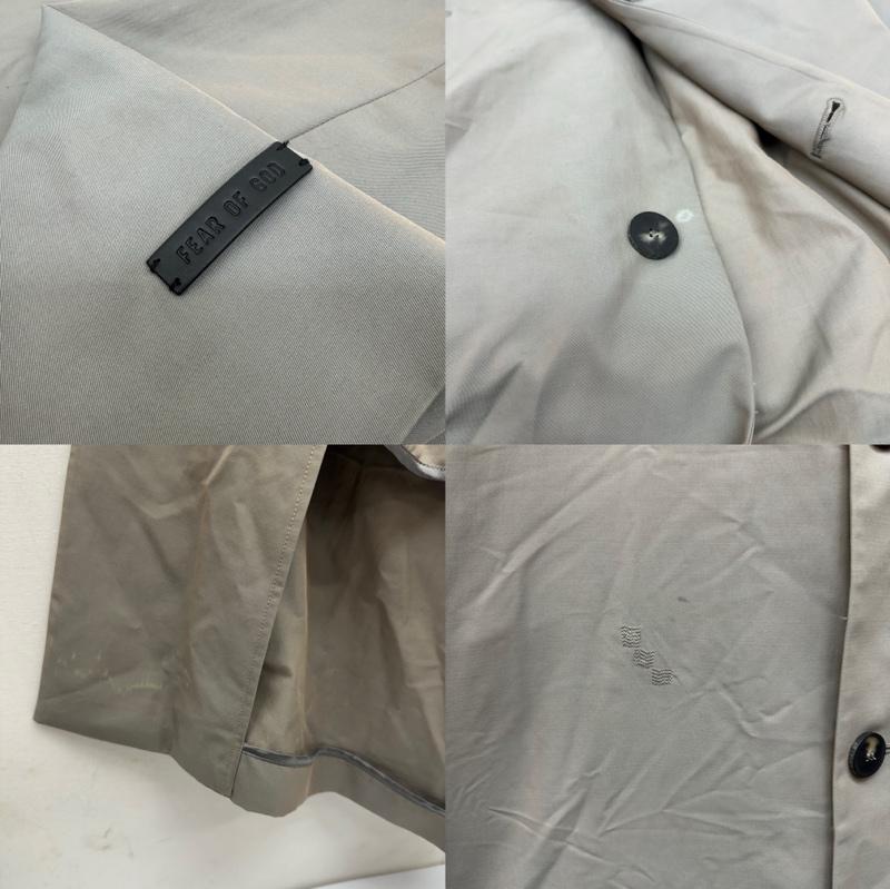 フィアーオブゴッド Fear of God コート コート一般 ETERNAL ナイロン ステンカラー コート - 灰 / グレー / gray メンズ USED 古着 中古 50147555