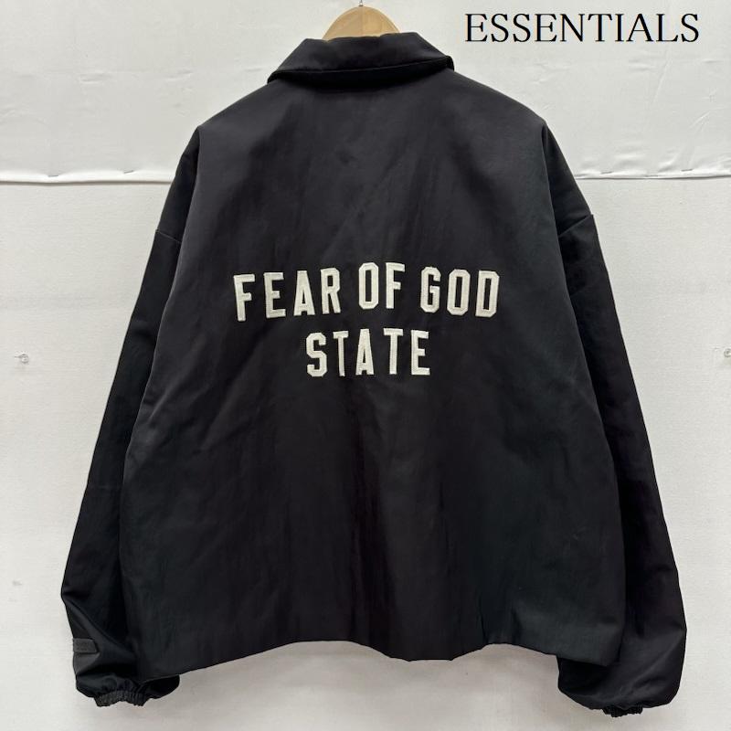 エッセンシャルズ ESSENTIALS ジャケット、上着 ジャンパー、ブルゾン 24AW Textured Nylon Trucker Jacket ナイロン トラッカー ジップ ジャケット M 黒 / ブラック / black メンズ USED 古着 中古 50147556