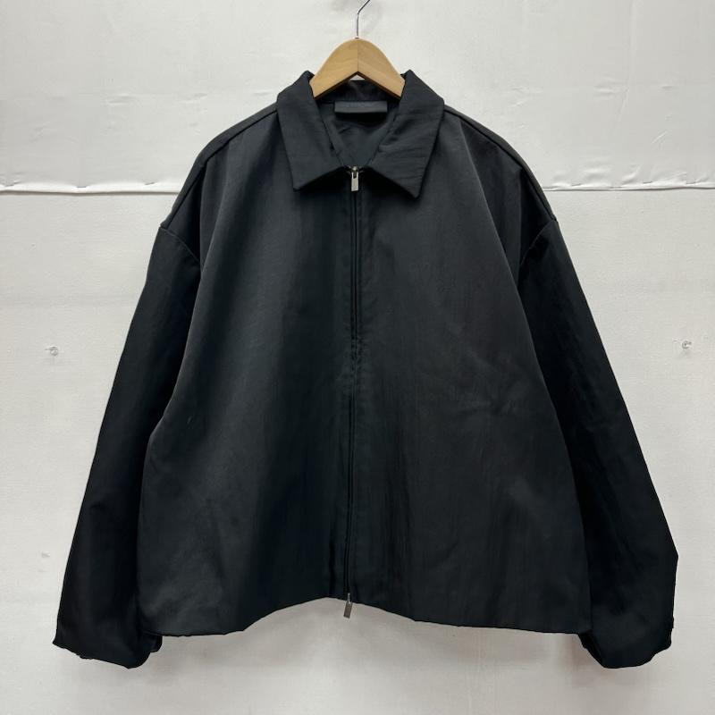 エッセンシャルズ ESSENTIALS ジャケット、上着 ジャンパー、ブルゾン 24AW Textured Nylon Trucker Jacket ナイロン トラッカー ジップ ジャケット M 黒 / ブラック / black メンズ USED 古着 中古 50147556
