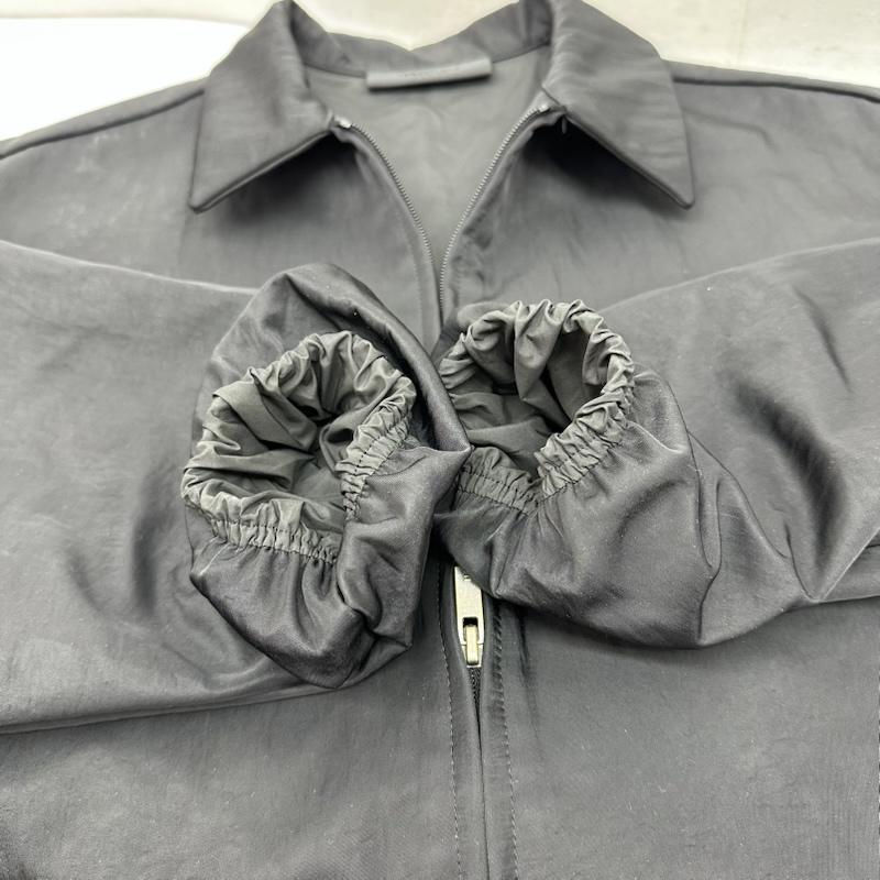 エッセンシャルズ ESSENTIALS ジャケット、上着 ジャンパー、ブルゾン 24AW Textured Nylon Trucker Jacket ナイロン トラッカー ジップ ジャケット M 黒 / ブラック / black メンズ USED 古着 中古 50147556