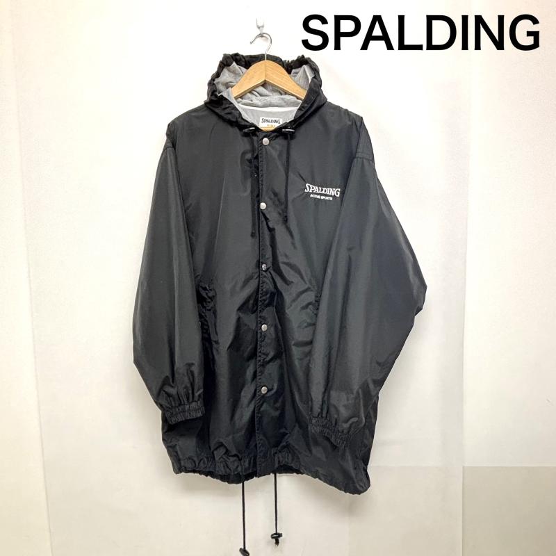 古着 USED ジャケット、上着 ジャンパー、ブルゾン SPALDING ナイロンジャケット RBI SPA-414W06 バックプリント M 黒 / ブラック / black メンズ USED 古着 中古 50147579