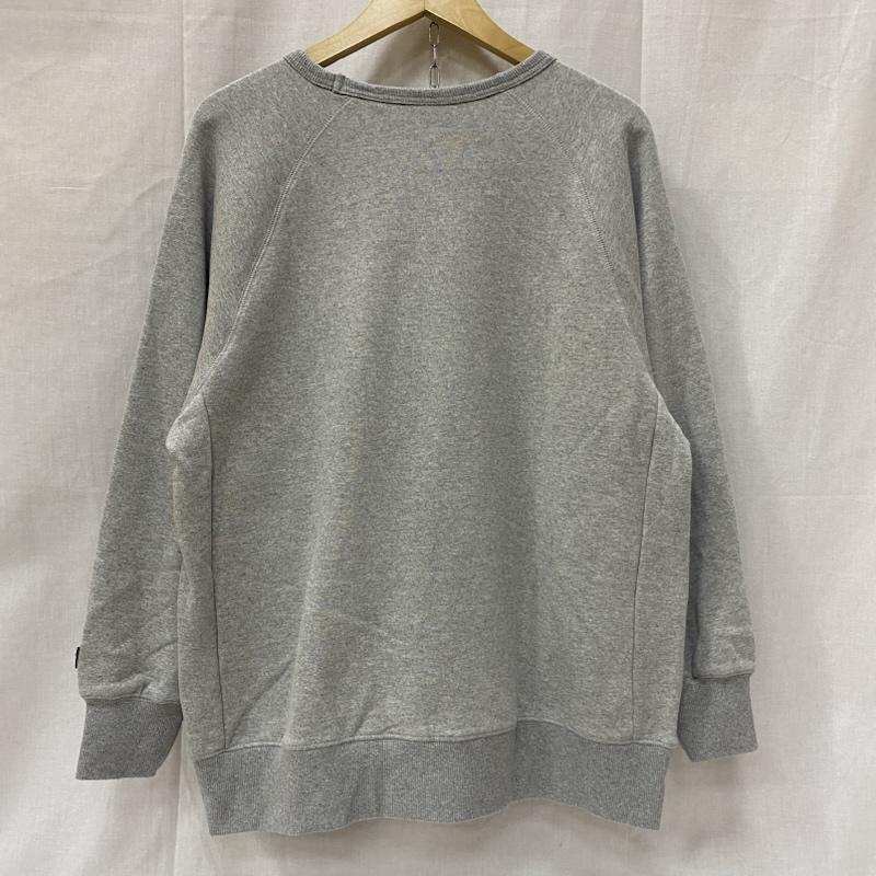 ナンガ NANGA トレーナー 長袖 NW2311-1F201 ECO HYBRID BOX LOGO SWEATSHIRT gray S S ロゴ、文字 X プリント 灰 / グレー / gray メンズ USED 古着 中古 50147605