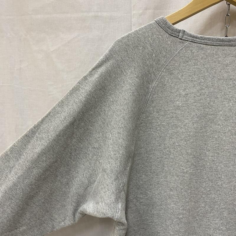 ナンガ NANGA トレーナー 長袖 NW2311-1F201 ECO HYBRID BOX LOGO SWEATSHIRT gray S S ロゴ、文字 X プリント 灰 / グレー / gray メンズ USED 古着 中古 50147605