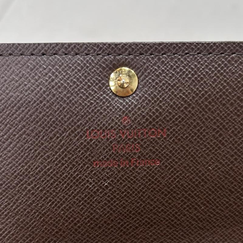 ルイヴィトン LOUIS VUITTON 財布 長財布 ダミエ柄 ポルトフォイユサラ 長財布 ロングウォレット ブラウン - ロゴ、文字 茶 / ブラウン / brown レディース USED 古着 中古 50147616