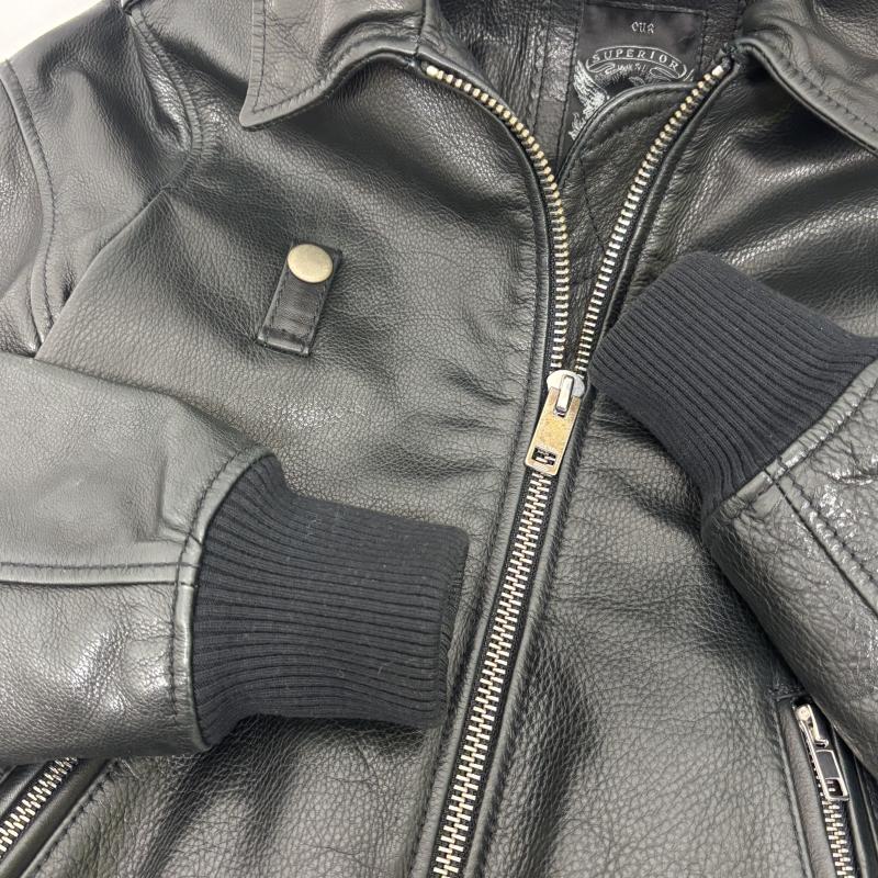 ディーゼル DIESEL ジャケット、上着 レザージャケット レザージャケット カウハイドレザー 本革 バイカージャケット ライダース 襟ボア XS 黒 / ブラック / black レディース USED 古着 中古 50147667