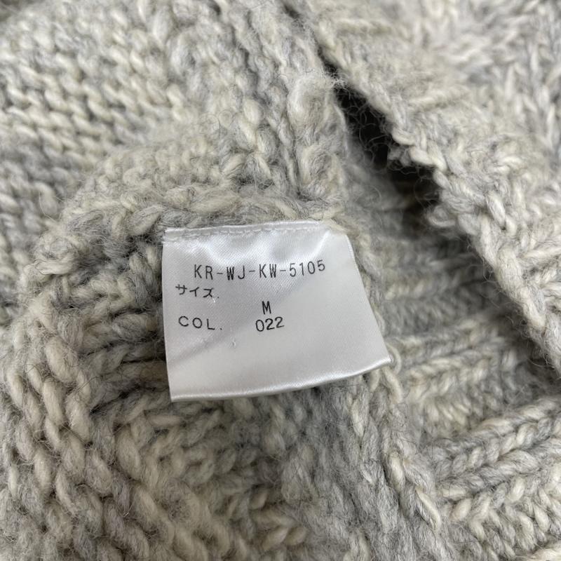 ポロジーンズカンパニー POLO JEANS COMPANY カーディガン 長袖 ショールカラー ニット コート カーディガン ジップアップ ジャケット 無地 M 無地 オフホワイト / オフホワイト / メンズ USED 古着 中古 50147671