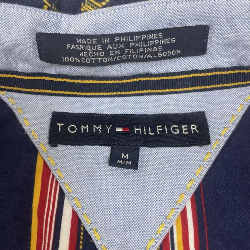 トミーヒルフィガー TOMMY HILFIGER シャツ、ブラウス 長袖 ヴィンテージ 長袖 シャツ ブラウス ストライプ プリント アンカー セーラー M 総柄 X プリント X ストライプ X  マルチカラー / マルチカラー / multicolor メンズ USED 古着 中古 50147681