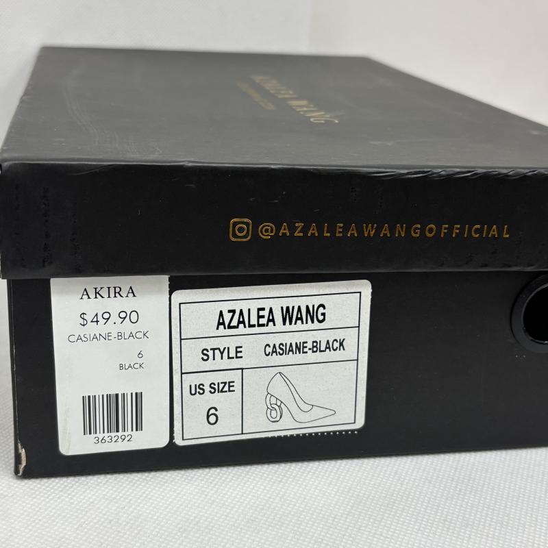 古着 USED パンプス パンプス AZALEA WANG アザレア ワン パンプス US：6 黒 / ブラック / black X 銀 / シルバー / silver color レディース USED 古着 中古 50147684