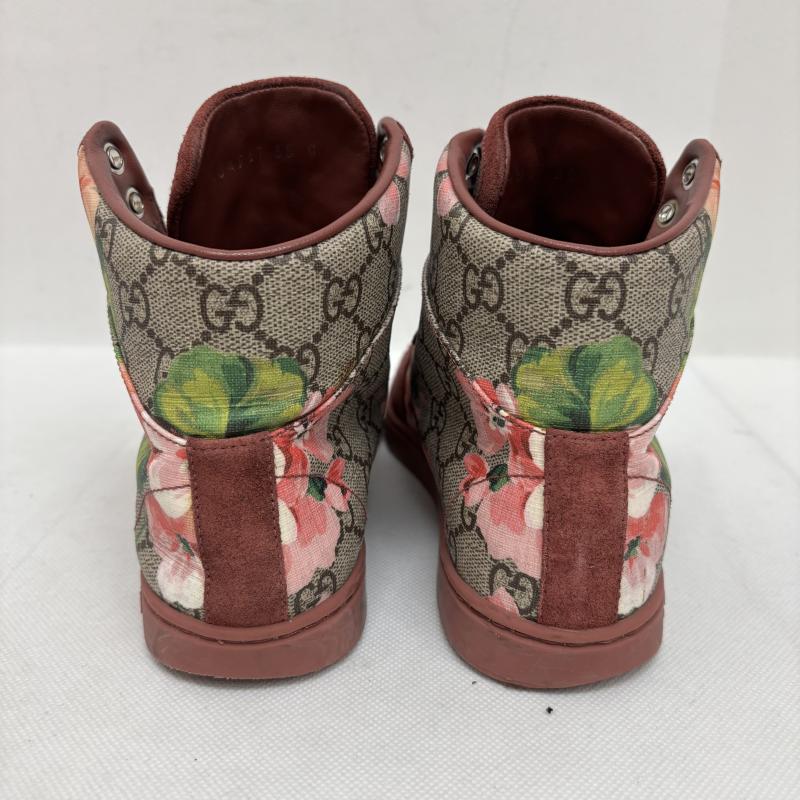 グッチ GUCCI スニーカー スニーカー GGブルームズ ハイカットスニーカー 404937 ブラウン ピンク サイズ35 - レディース USED 古着 中古 50147702