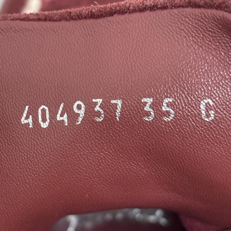 グッチ GUCCI スニーカー スニーカー GGブルームズ ハイカットスニーカー 404937 ブラウン ピンク サイズ35 - レディース USED 古着 中古 50147702