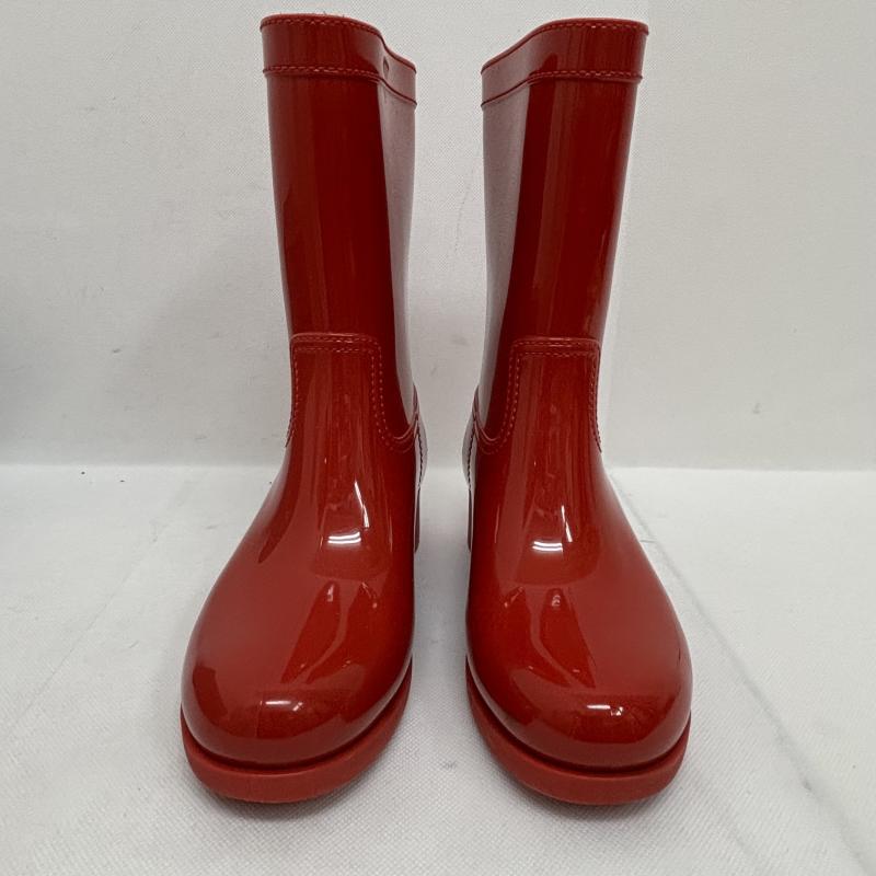 プラダ PRADA 長靴、レインシューズ 長靴、レインシューズ レインブーツ トライアングルロゴ ボルドー サイズ35 22.5センチ - 赤 / レッド / red レディース USED 古着 中古 50147703