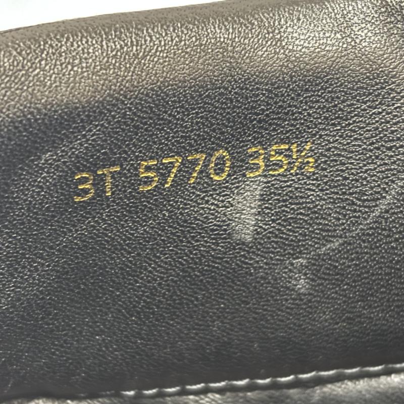 プラダ PRADA スニーカー スニーカー スニーカー ハイカット レザー 3T5770 エンボスロゴ ブラック サイズ35 22.5センチ - 黒 / ブラック / black レディース USED 古着 中古 50147704