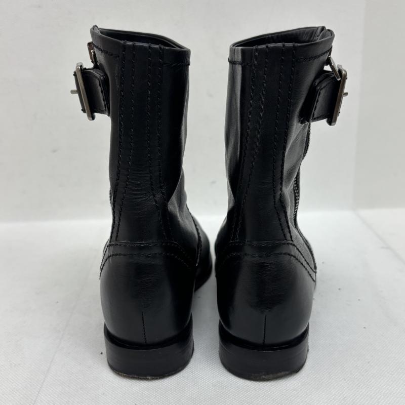 プラダ PRADA ブーツ ショートブーツ サイドジップ ブーツ レザー ベルトサイズ35 22センチ - レディース USED 古着 中古 50147705