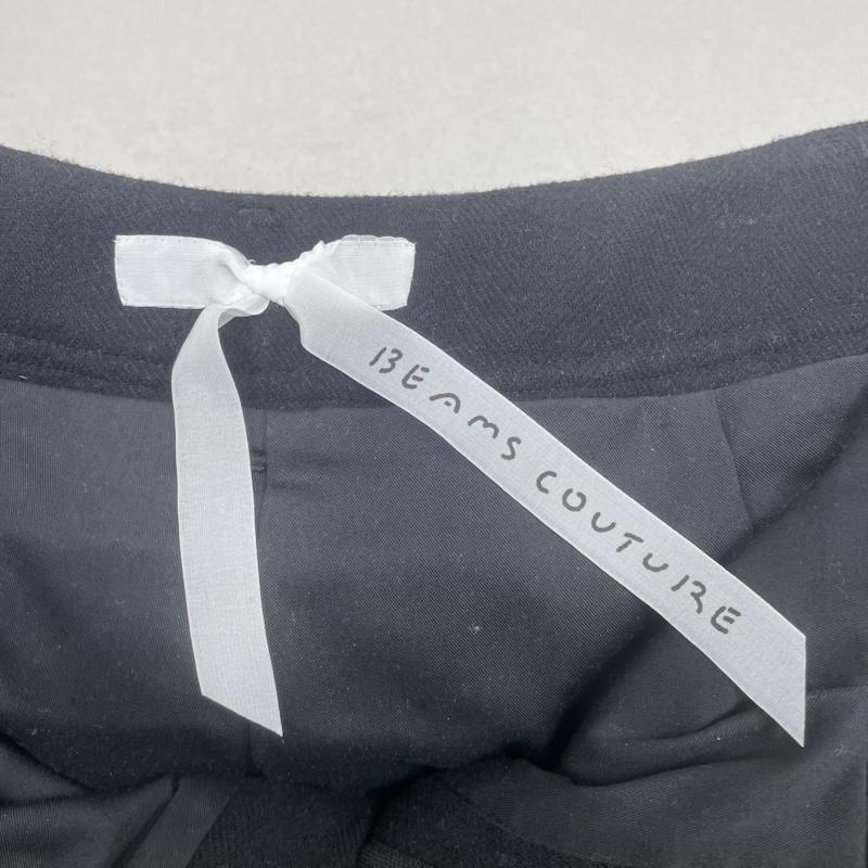 ビームス BEAMS パンツ ワークパンツ、ペインターパンツ BEAMS COUTURE バックフリルポイント ワイド パンツ ジップフライ 無地 ウール 無地 黒 / ブラック / black レディース USED 古着 中古 50147713