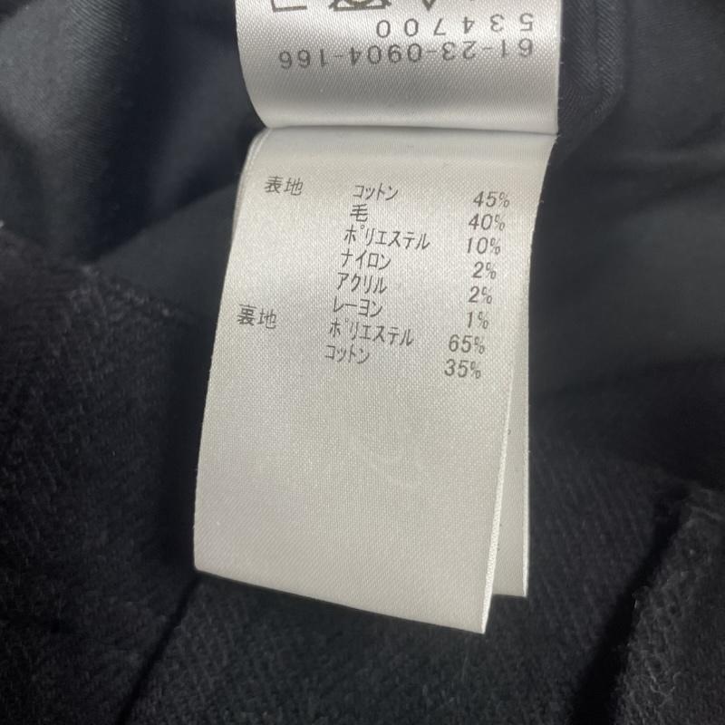 ビームス BEAMS パンツ ワークパンツ、ペインターパンツ BEAMS COUTURE バックフリルポイント ワイド パンツ ジップフライ 無地 ウール 無地 黒 / ブラック / black レディース USED 古着 中古 50147713
