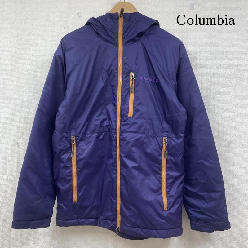 コロンビア Columbia ジャケット、上着 ジャンパー、ブルゾン クリフハンガーII フーディー ナイロン ジャケット ブルゾン フルジップアップ ロゴ 刺繍 PM5252 M ロゴ、文字 X 刺繍 紫 / パープル / purple メンズ USED 古着 中古 50147724