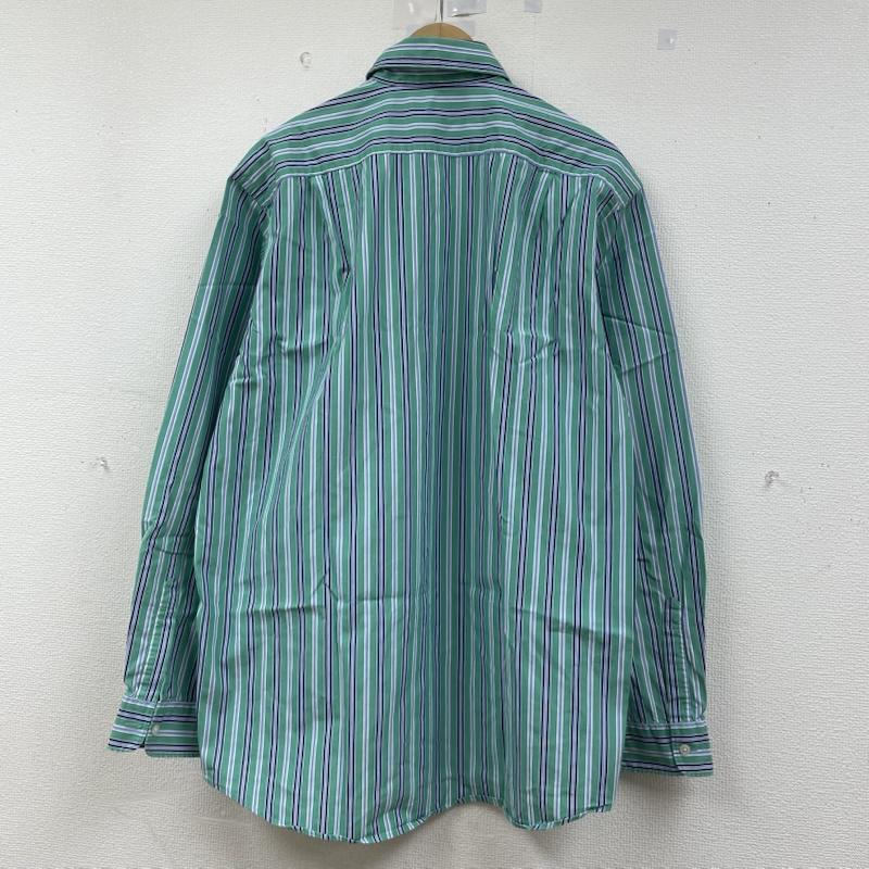 ポロバイラルフローレン Polo by RALPH LAUREN シャツ、ブラウス 長袖 90年代 90s WESTERTON ストライプ 長袖 シャツ ブラウス Shirt ロングスリーブ L ストライプ 緑 / グリーン / green メンズ USED 古着 中古 50147755