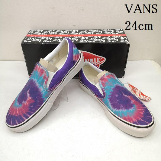 バンズ VANS スニーカー スニーカー Classic Slip-On タイダイ クラシック スリップオン 24.0cm 紫 / パープル / purple レディース USED 古着 中古 50147762