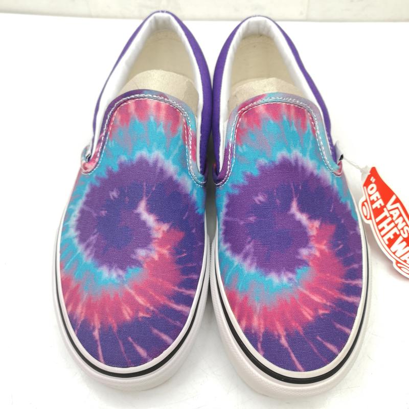 バンズ VANS スニーカー スニーカー Classic Slip-On タイダイ クラシック スリップオン 24.0cm 紫 / パープル / purple レディース USED 古着 中古 50147762