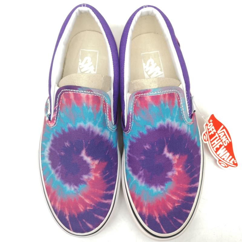 バンズ VANS スニーカー スニーカー Classic Slip-On タイダイ クラシック スリップオン 24.0cm 紫 / パープル / purple レディース USED 古着 中古 50147762