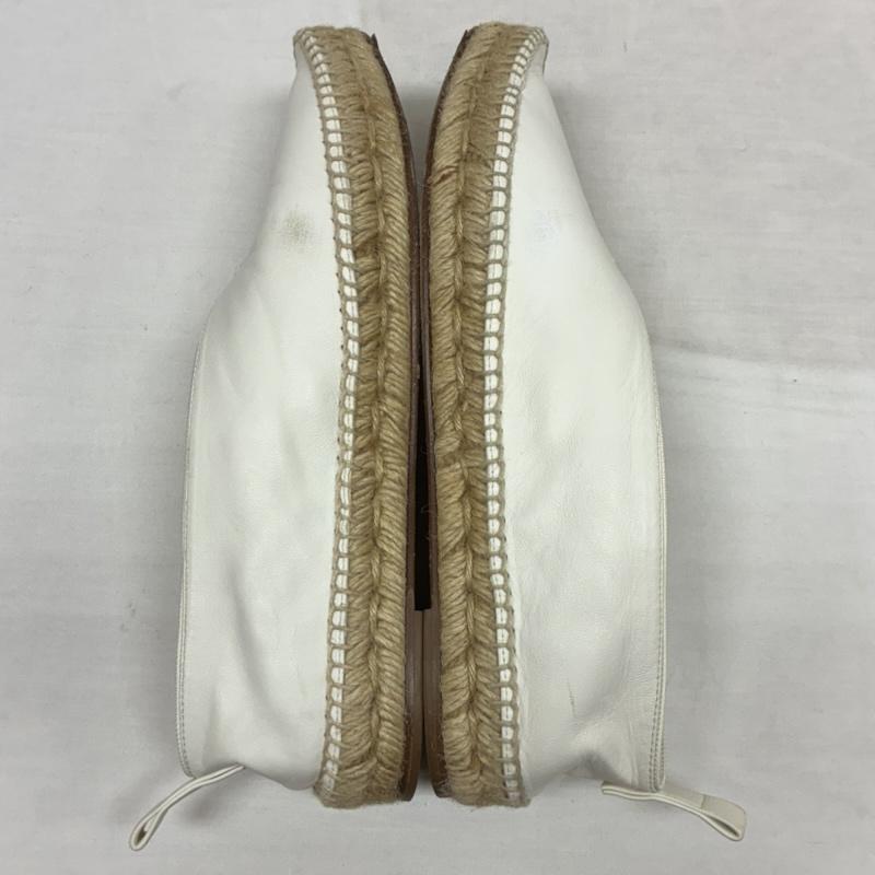 セリーヌ CELINE パンプス パンプス フィービー期 レザー エスパドリーユ ポインテッドトゥ パンプス レースアップ レザー 37 23.5cm レディース USED 古着 中古 50147812