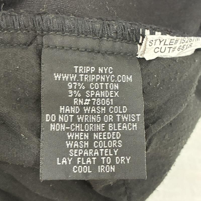 トリップニューヨークシティ TRIPP nyc ボトムス ボトムス ジップアップ ギミック ストレッチ スキニー ボンテージ パンツ Y2K パンク 28インチ 黒 / ブラック / black メンズ USED 古着 中古 50147825
