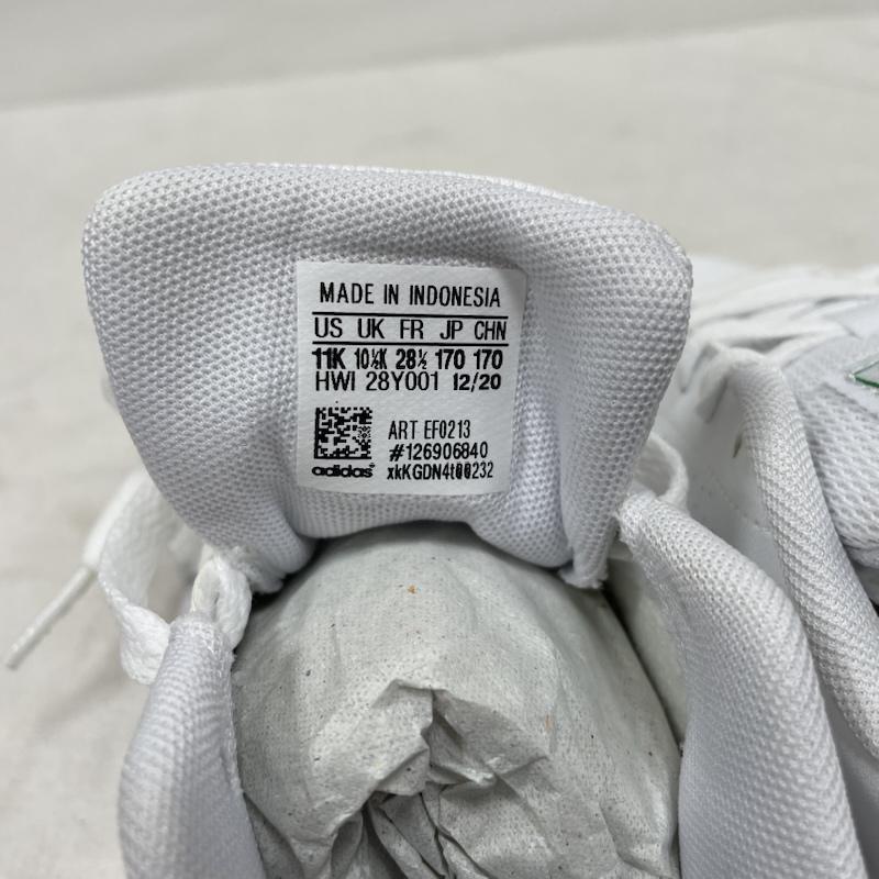 アディダス adidas スニーカー スニーカー アドバンコート ライフスタイル EF0213 キッズ レースアップ スニーカー 17cm 17.0cm ロゴ、文字 白 / ホワイト / white X 緑 / グリーン / green ボーイズ USED 古着 中古 50147835