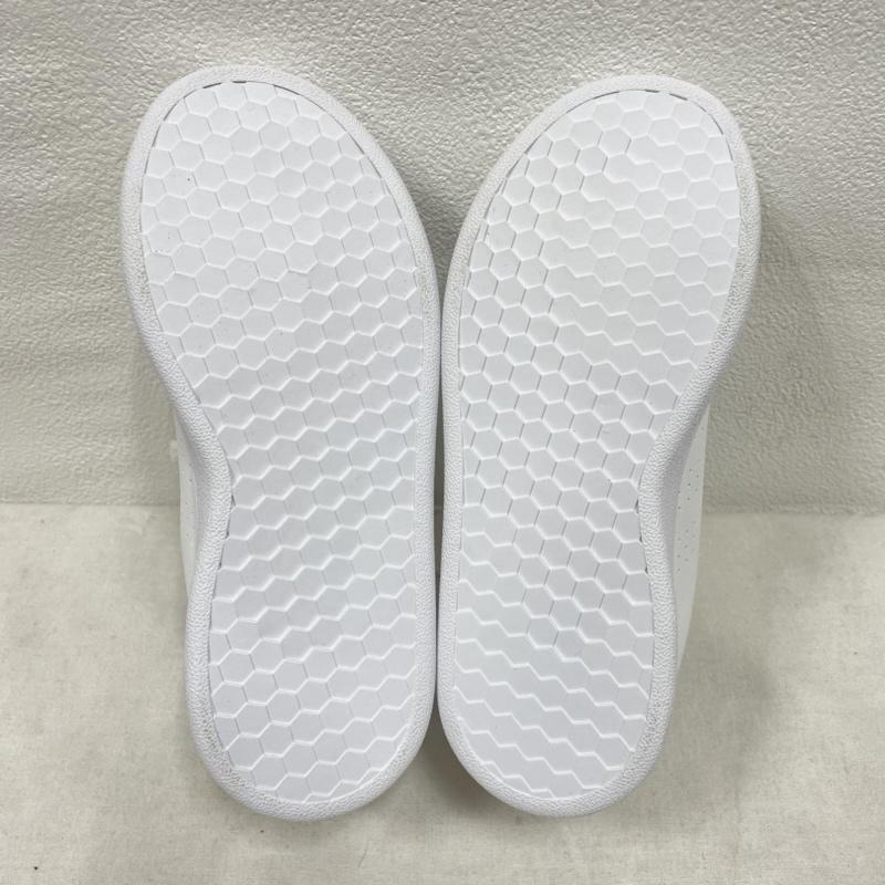 アディダス adidas スニーカー スニーカー アドバンコート ライフスタイル EF0213 キッズ レースアップ スニーカー 17cm 17.0cm ロゴ、文字 白 / ホワイト / white X 緑 / グリーン / green ボーイズ USED 古着 中古 50147835