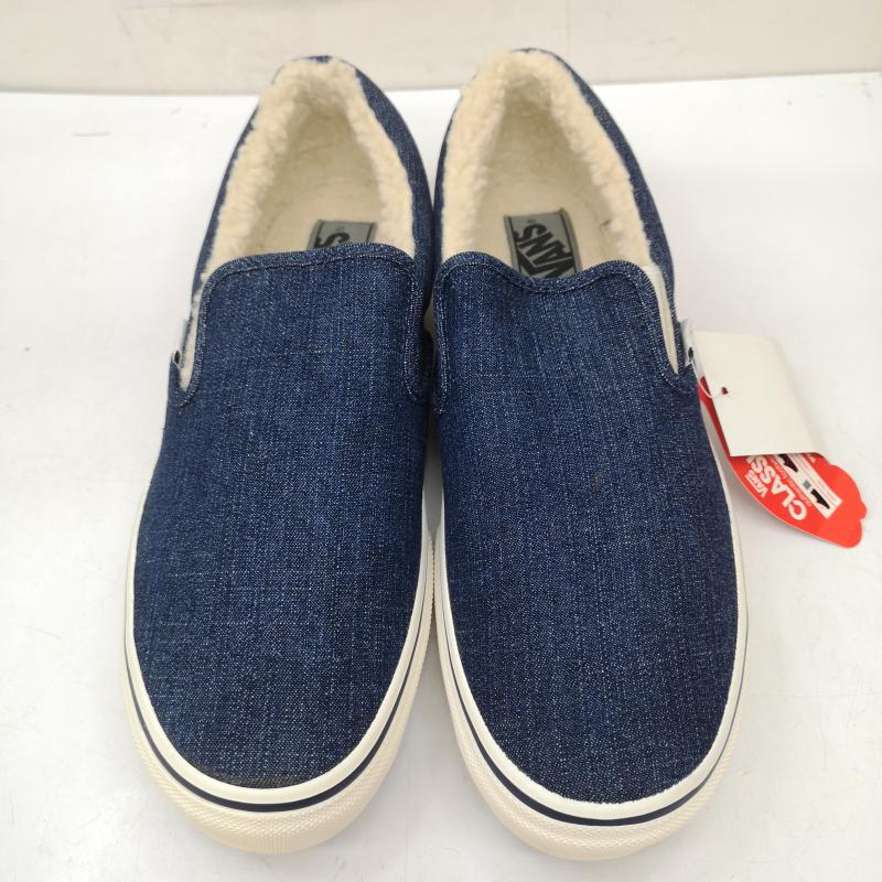 バンズ VANS スニーカー スニーカー V95CL RANCH SLIP ON スリッポン ボア デニム スニーカー 28.0cm インディゴ / インディゴ / Indigo メンズ USED 古着 中古 50147847