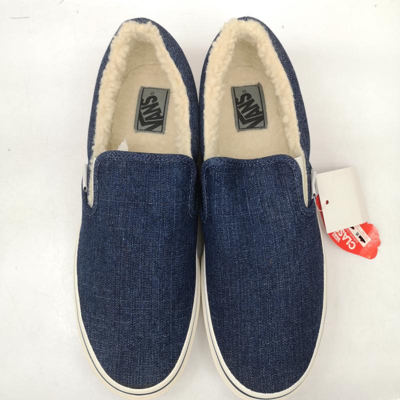バンズ VANS スニーカー スニーカー V95CL RANCH SLIP ON スリッポン ボア デニム スニーカー 28.0cm インディゴ / インディゴ / Indigo メンズ USED 古着 中古 50147847