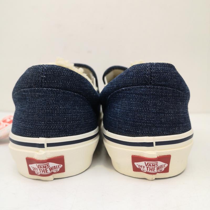 バンズ VANS スニーカー スニーカー V95CL RANCH SLIP ON スリッポン ボア デニム スニーカー 28.0cm インディゴ / インディゴ / Indigo メンズ USED 古着 中古 50147847