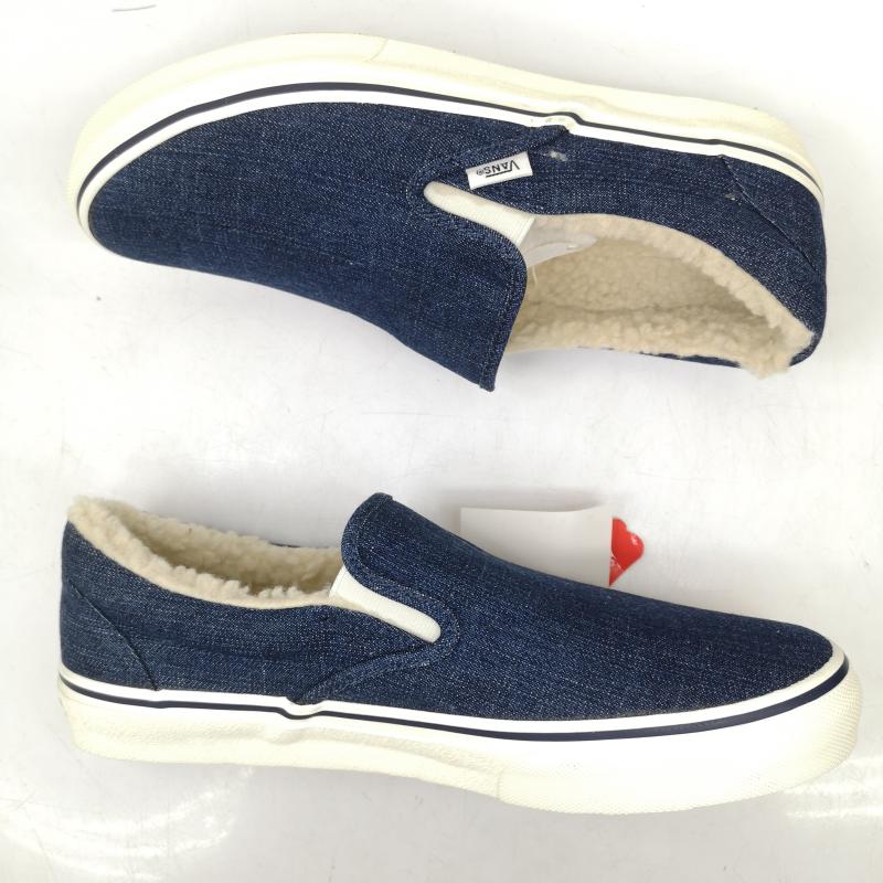 バンズ VANS スニーカー スニーカー V95CL RANCH SLIP ON スリッポン ボア デニム スニーカー 28.0cm インディゴ / インディゴ / Indigo メンズ USED 古着 中古 50147847