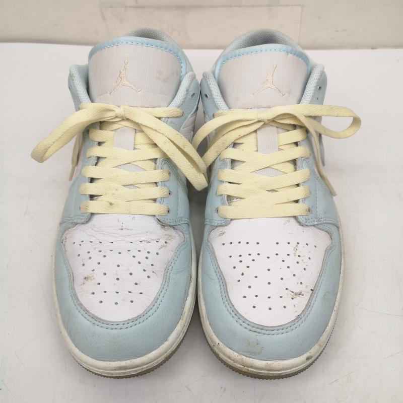 ナイキ NIKE スニーカー スニーカー AIR JORDAN 1 LOW SE GLACIER BLUE HJ5999-400 26.5cm 白 / ホワイト / white X 水色 / ライトブルー / メンズ USED 古着 中古 50147860