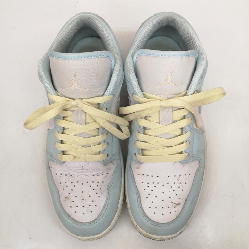 ナイキ NIKE スニーカー スニーカー AIR JORDAN 1 LOW SE GLACIER BLUE HJ5999-400 26.5cm 白 / ホワイト / white X 水色 / ライトブルー / メンズ USED 古着 中古 50147860