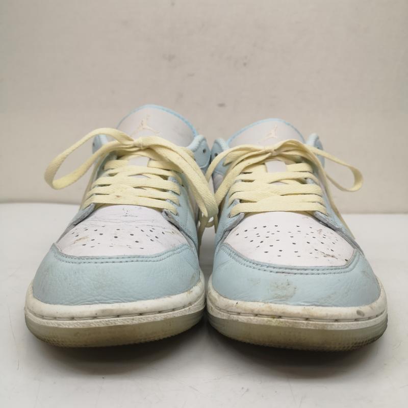ナイキ NIKE スニーカー スニーカー AIR JORDAN 1 LOW SE GLACIER BLUE HJ5999-400 26.5cm 白 / ホワイト / white X 水色 / ライトブルー / メンズ USED 古着 中古 50147860