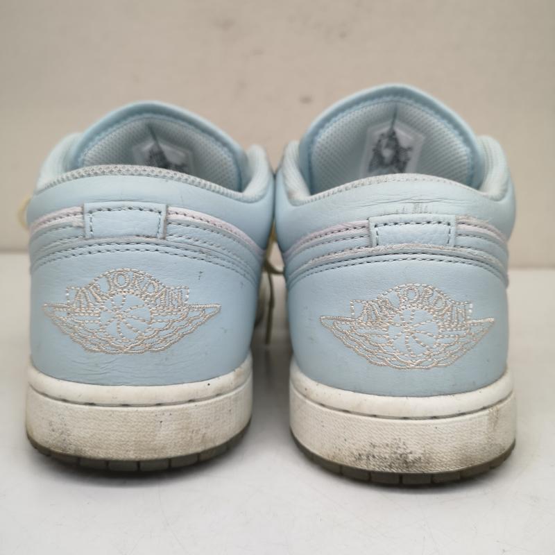 ナイキ NIKE スニーカー スニーカー AIR JORDAN 1 LOW SE GLACIER BLUE HJ5999-400 26.5cm 白 / ホワイト / white X 水色 / ライトブルー / メンズ USED 古着 中古 50147860