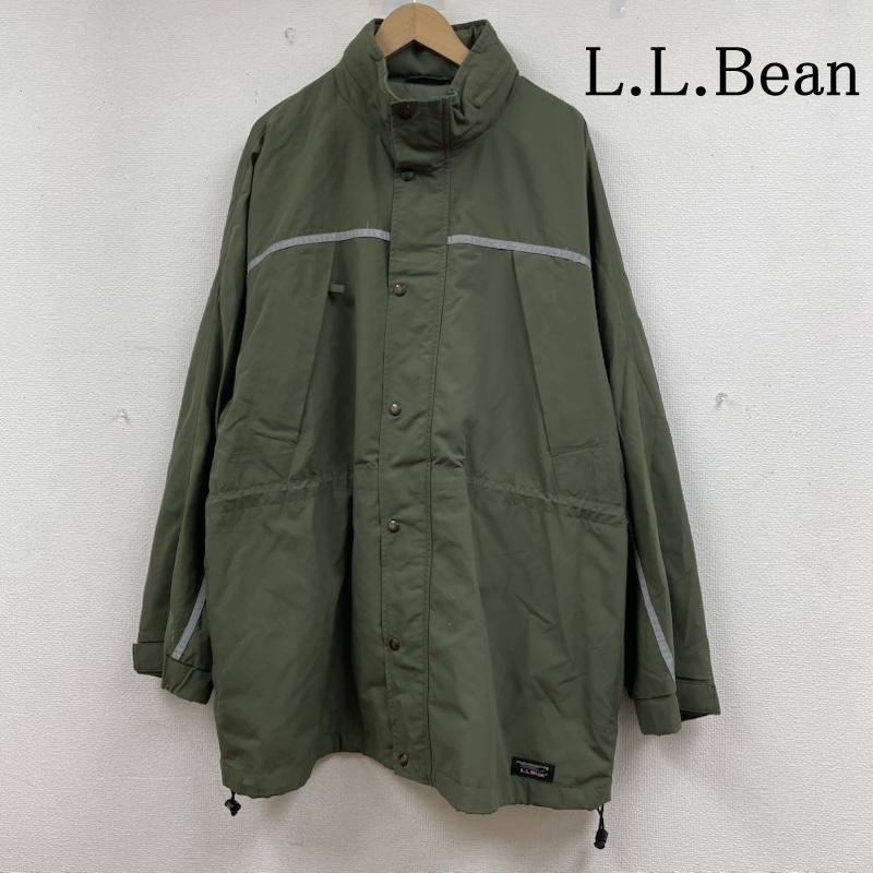 エルエルビーン L.L.Bean ジャケット、上着 ジャンパー、ブルゾン リフレクター マウンテンパーカー アウトドア キャンプ アウター 防寒 登山 ジップアップ ロゴ 刺繍 L ロゴ、文字 X 刺繍 カーキ / カーキ / khaki メンズ USED 古着 中古 50147876