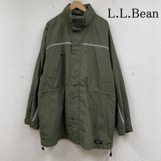 エルエルビーン L.L.Bean ジャケット、上着 ジャンパー、ブルゾン リフレクター マウンテンパーカー アウトドア キャンプ アウター 防寒 登山 ジップアップ ロゴ 刺繍 L ロゴ、文字 X 刺繍 カーキ / カーキ / khaki メンズ USED 古着 中古 50147876