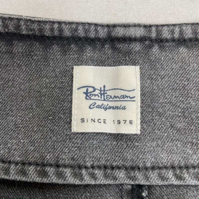 ロンハーマン RonHerman スカート ロングスカート Heart Stitch ミッドレングス フレア スカート ブラック デニム サイドジップアップ 無地 3510500019 XS 無地 黒 / ブラック / black レディース USED 古着 中古 50147891
