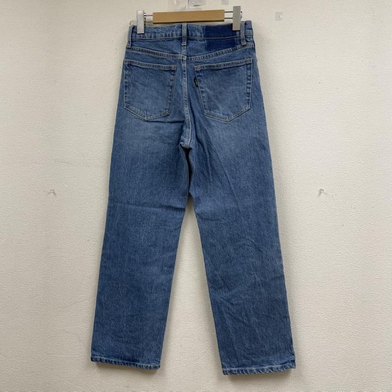 スローブイエナ SLOBE IENA パンツ デニム、ジーンズ デニム ジーパン ジーンズ LE DENIM ストレート パンツ ジップフライ ボタンロゴ刻印入り 36 無地 インディゴ / インディゴ / Indigo レディース USED 古着 中古 50147895