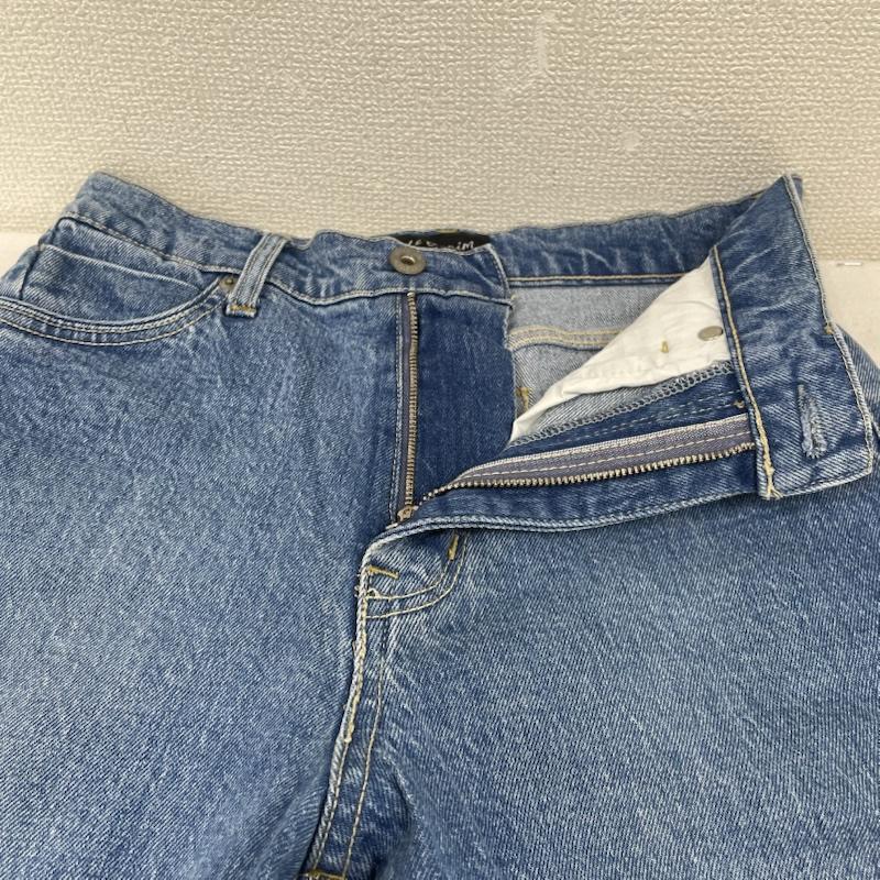 スローブイエナ SLOBE IENA パンツ デニム、ジーンズ デニム ジーパン ジーンズ LE DENIM ストレート パンツ ジップフライ ボタンロゴ刻印入り 36 無地 インディゴ / インディゴ / Indigo レディース USED 古着 中古 50147895