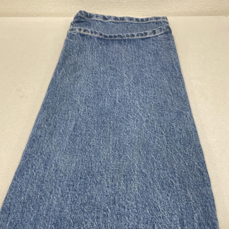 スローブイエナ SLOBE IENA パンツ デニム、ジーンズ デニム ジーパン ジーンズ LE DENIM ストレート パンツ ジップフライ ボタンロゴ刻印入り 36 無地 インディゴ / インディゴ / Indigo レディース USED 古着 中古 50147895